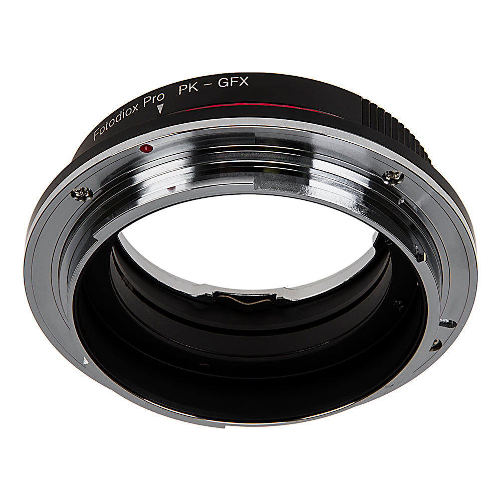 Fotodiox Pro Lens Adapter - Compatible with Pentax K Auto Focus Mount (PK AF) DSLR Lenses to Fujifilm G-Mount Digital Camera Body