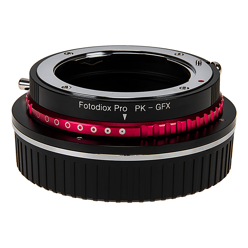 Fotodiox Pro Lens Adapter - Compatible with Pentax K Auto Focus Mount (PK AF) DSLR Lenses to Fujifilm G-Mount Digital Camera Body