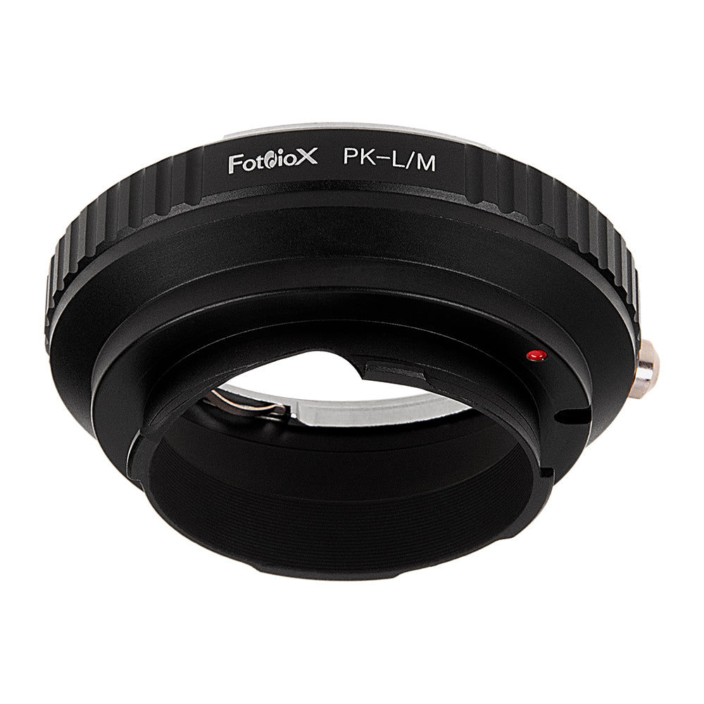 Fotodiox Lens Adapter with Leica 6-Bit M-Coding - Compatible with Pentax K Mount (PK) SLR Lenses to Leica M Mount Rangefinder Cameras