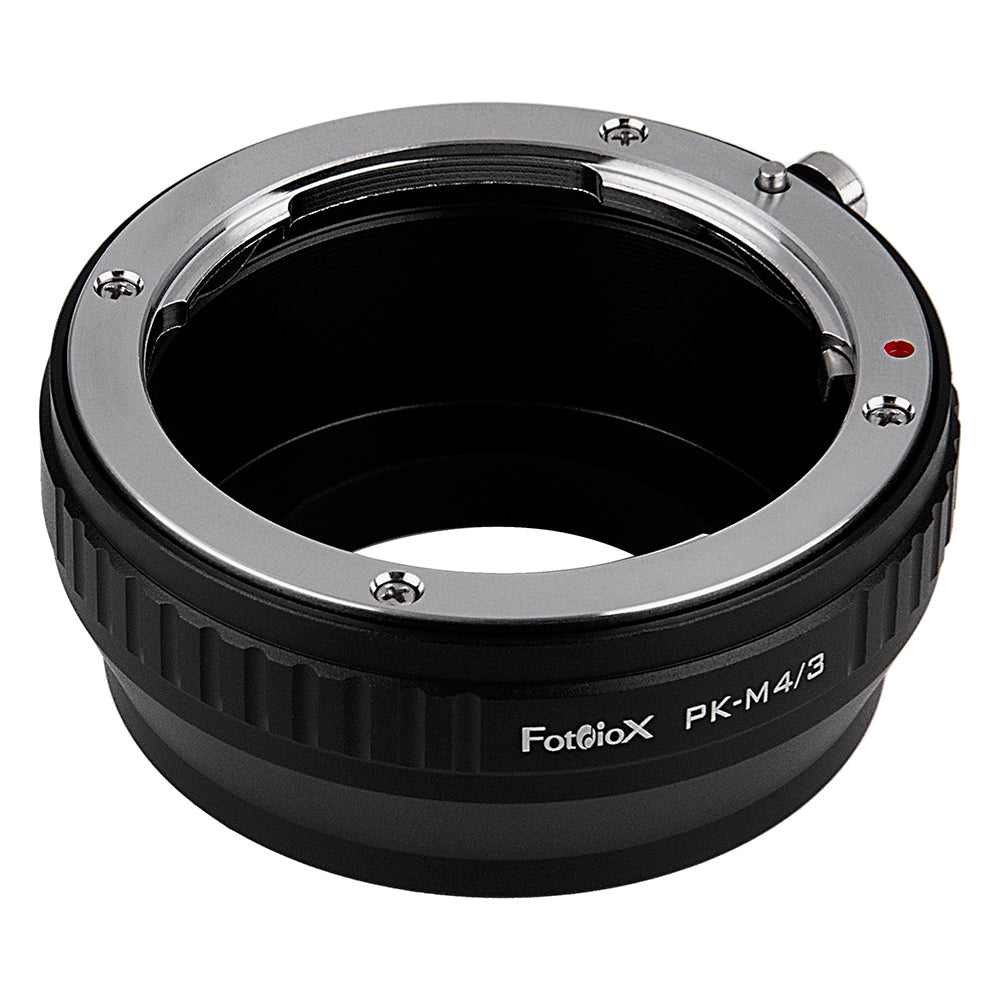 Fotodiox Lens Mount Adapter - Pentax K Mount (PK) SLR Lens to Micro Four Thirds (MFT, M4/3) Mount Mirrorless Camera Body