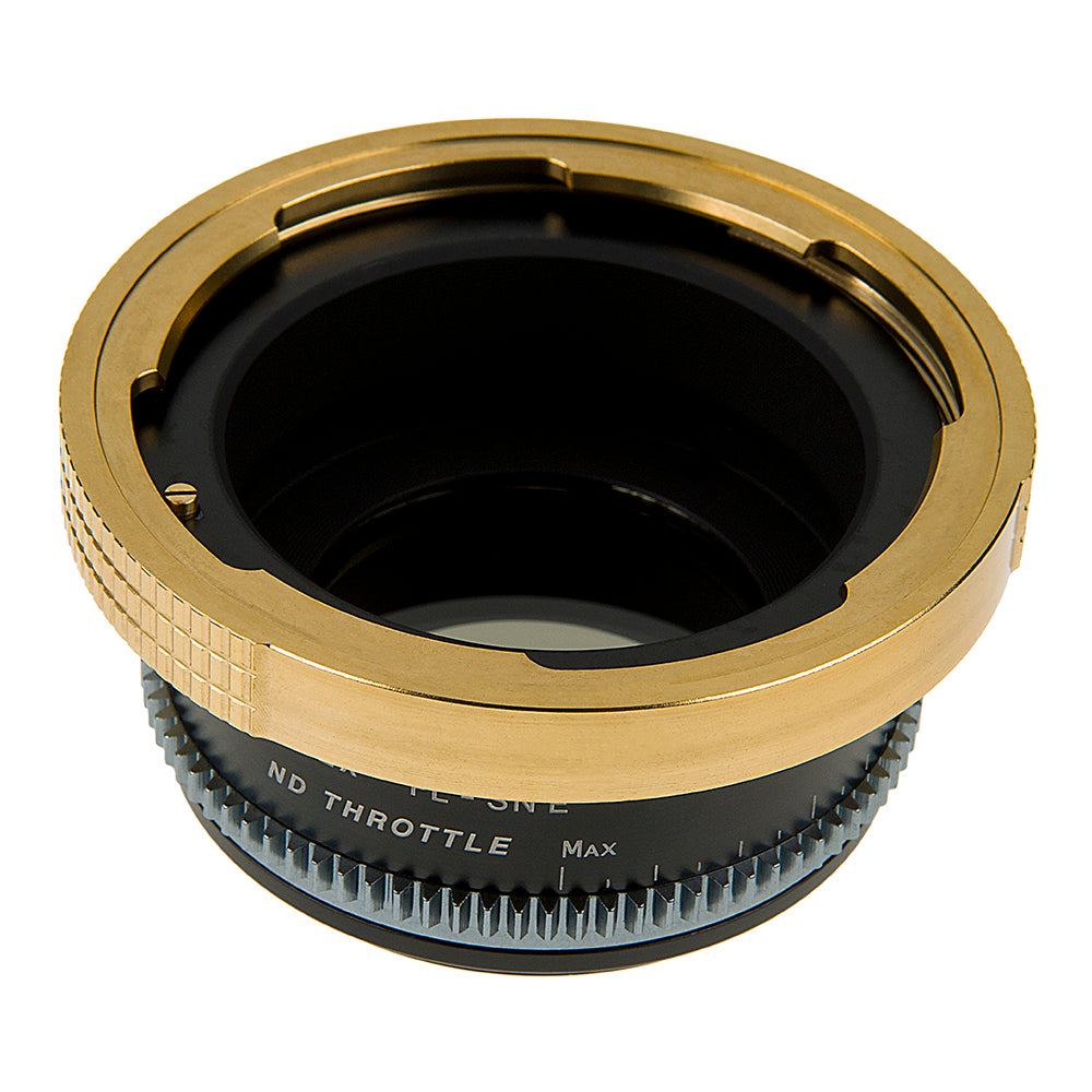 Vizelex Cine ND Throttle Lens Mount Adapter - Arri PL (Positive Lock) Mount Lens to Sony Alpha E-Mount Mirrorless Camera Body with Built-In Variable ND Filter (2 to 8 Stops)