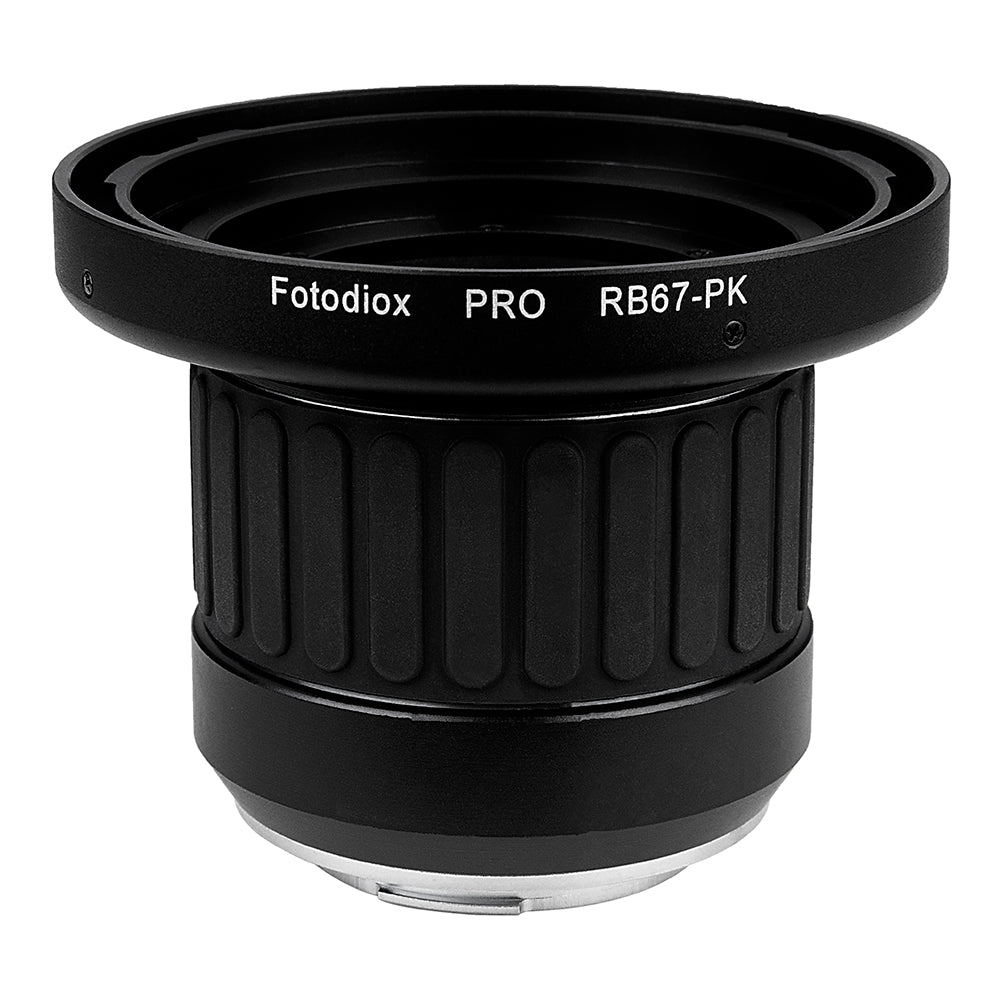 Fotodiox Pro Lens Mount Adapter - Mamiya RB67 Mount SLR Lens to Pentax K (PK) Mount SLR Camera Body with Built-In Focusing Helicoid
