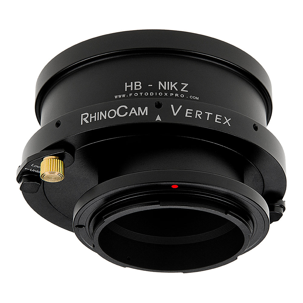 RhinoCam Vertex Rotating Stitching Adapter, Compatible with Hasselblad V-Mount SLR Lens to Nikon Z-Mount Mirrorless Cameras