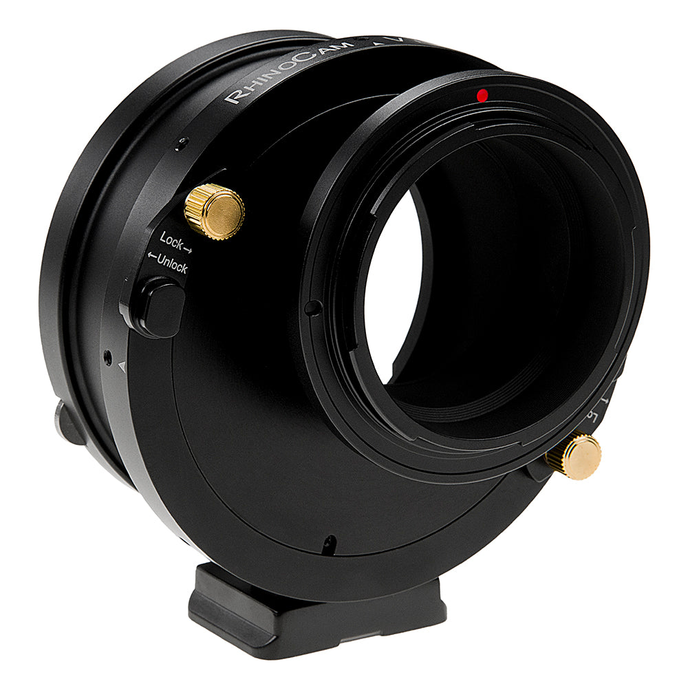 RhinoCam Vertex Rotating Stitching Adapter, Compatible with Hasselblad V-Mount SLR Lens to Nikon Z-Mount Mirrorless Cameras