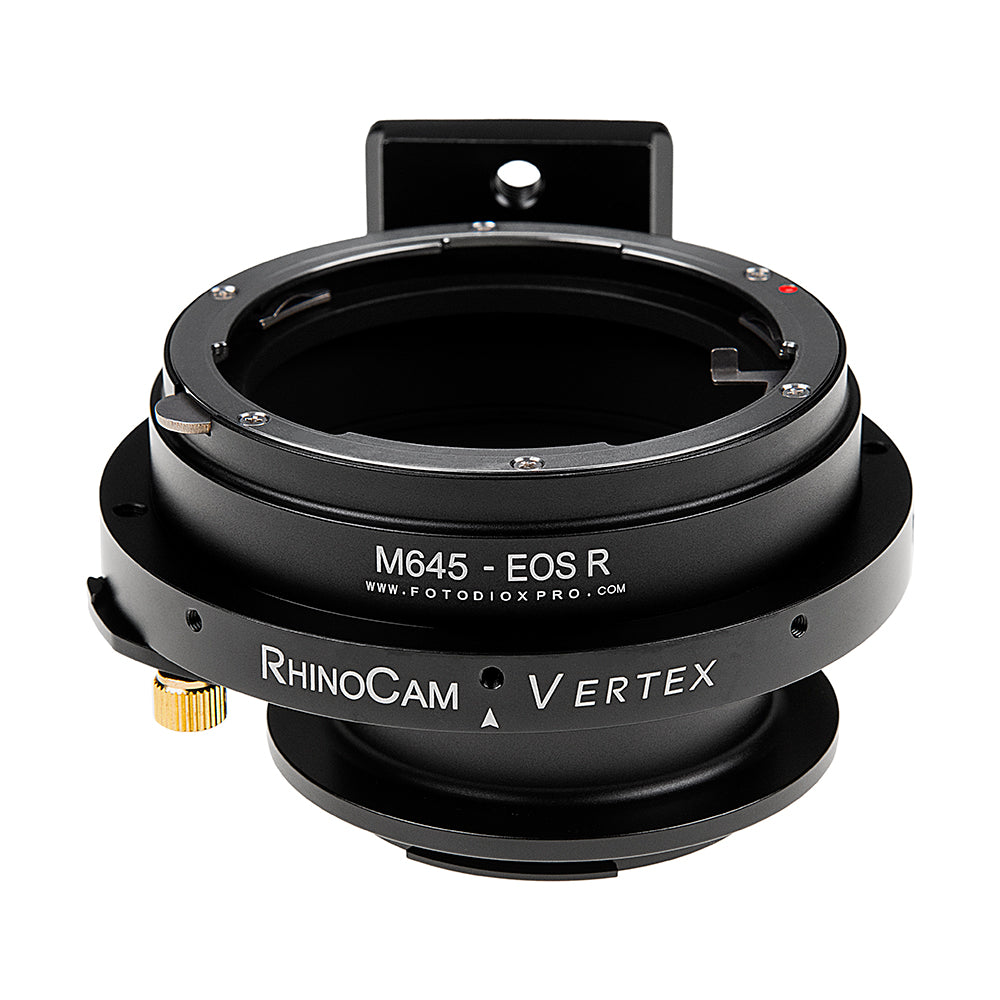 RhinoCam Vertex Rotating Stitching Adapter, Compatible with Mamiya 645 (M645) Mount SLR Lens to Canon RF Mount Mirrorless Cameras