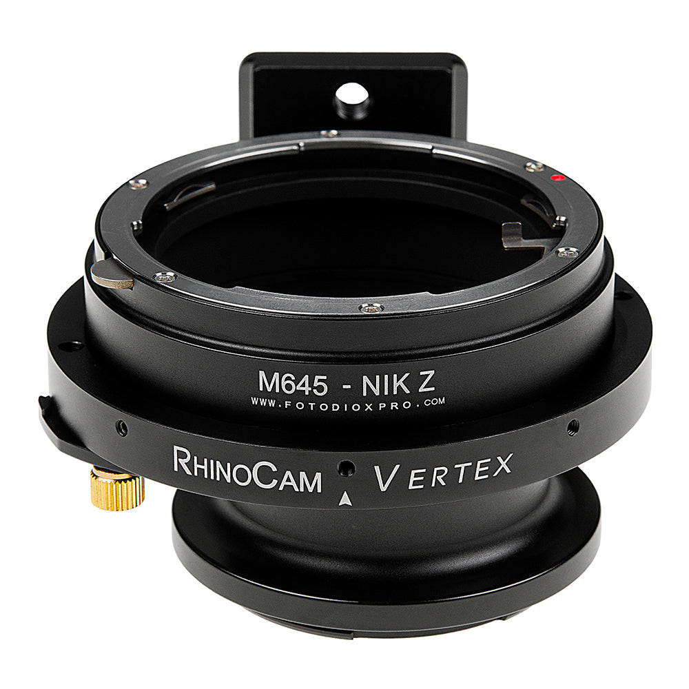 RhinoCam Vertex Rotating Stitching Adapter, Compatible with Mamiya 645 (M645) Mount SLR Lens to Nikon Z-Mount Mirrorless Cameras