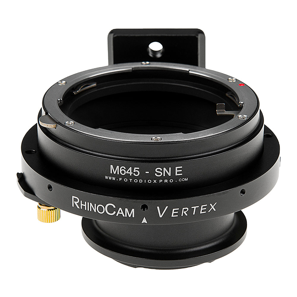 RhinoCam Vertex Rotating Stitching Adapter, Compatible with Mamiya 645 (M645) Mount SLR Lens to Sony Alpha E-Mount Mirrorless Cameras