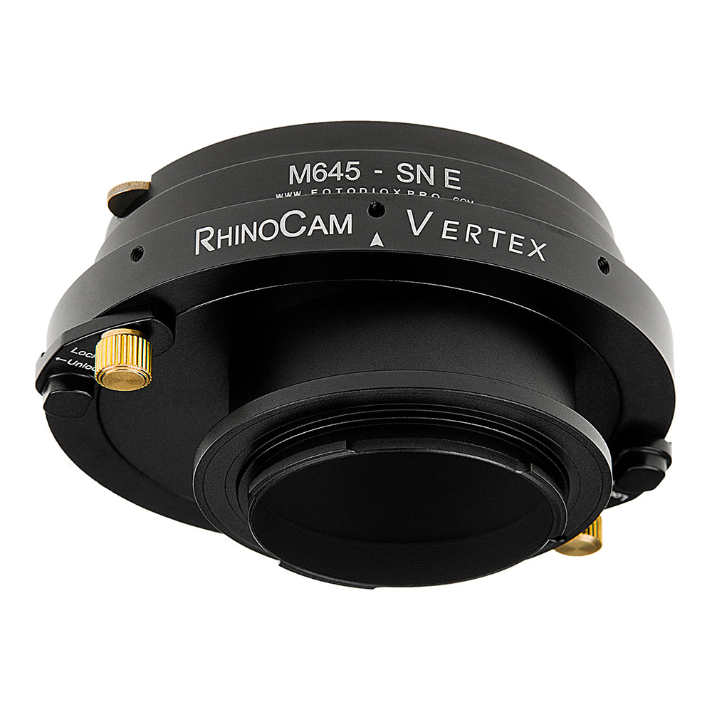 RhinoCam Vertex Rotating Stitching Adapter, Compatible with Mamiya 645 (M645) Mount SLR Lens to Sony Alpha E-Mount Mirrorless Cameras