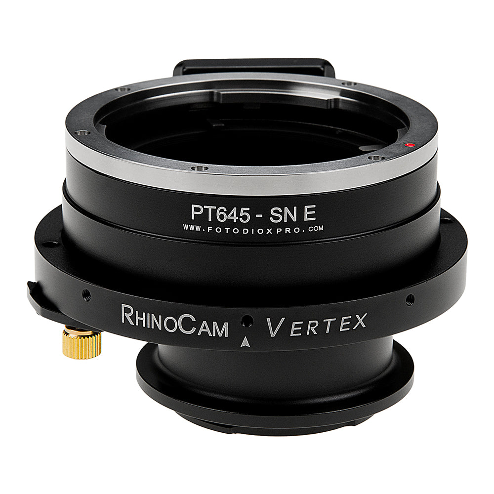 RhinoCam Vertex Rotating Stitching Adapter, Compatible with Pentax 645 (P645) Mount SLR Lens to Sony Alpha E-Mount Mirrorless Cameras