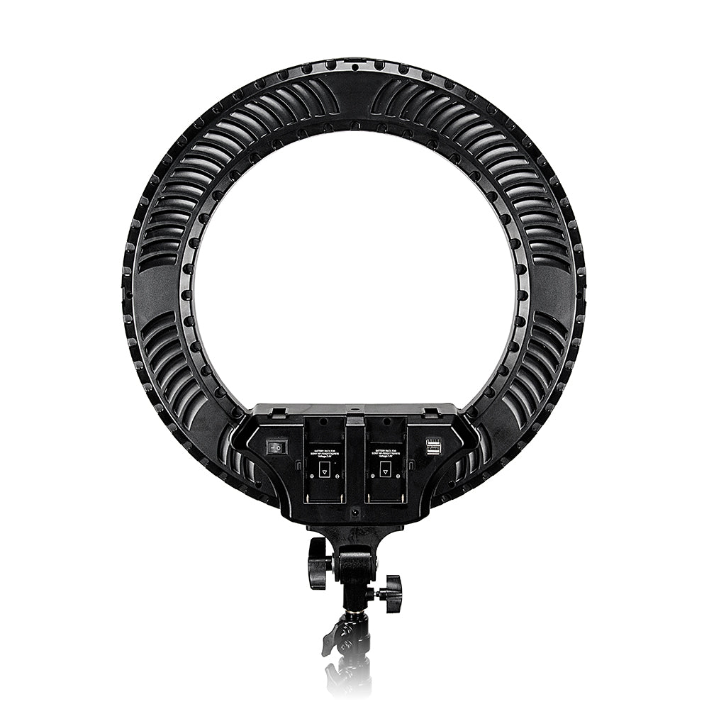 Fotodiox Selfie Starlite Prizmo Edition - 18in RGB Dimmable LED Ring Light for Portrait, Photography, Makeup, YouTube, Live Streaming Video & more