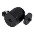 Universal 1/4"-20 Camera Accessory Mount with Mini Ball Head - Multi-Function Swivel Joint for 1/4"-20 Male Studs