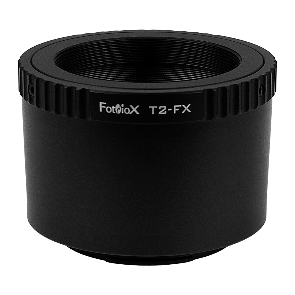 Fotodiox Lens Mount Adapter - T-Mount (T / T-2) Screw Mount SLR Lens to Fujifilm Fuji X-Series Mirrorless Camera Body