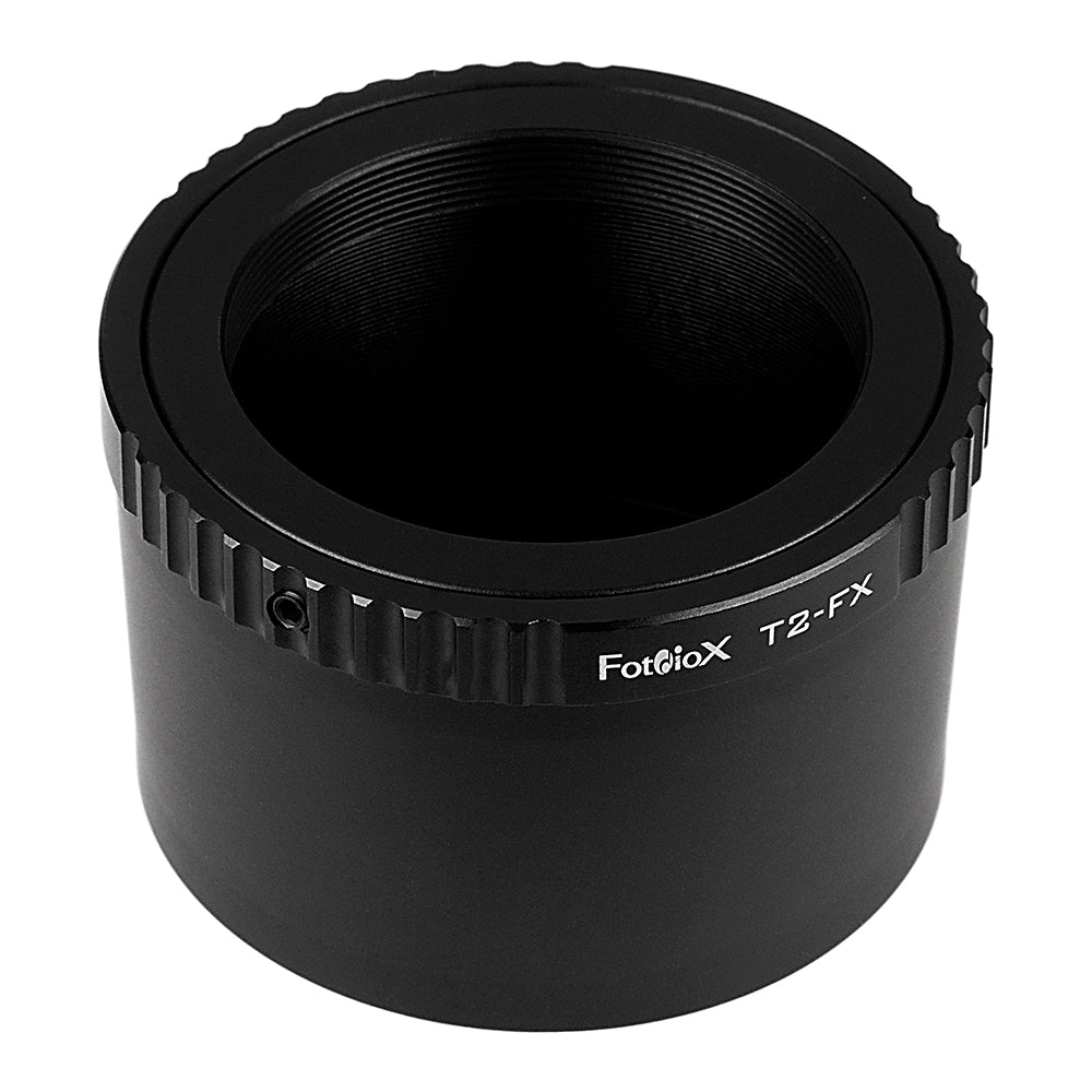 Fotodiox Lens Mount Adapter - T-Mount (T / T-2) Screw Mount SLR Lens to Fujifilm Fuji X-Series Mirrorless Camera Body