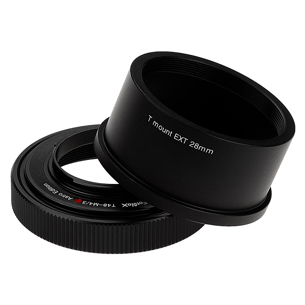 Fotodiox Lens Adapter Astro Edition - Compatible with 48mm (x0.75) T-Mount Wide Field Telescopes to Micro Four Thirds (MFT) Mount Mirrorless Cameras for Deep Space Astro-Photography