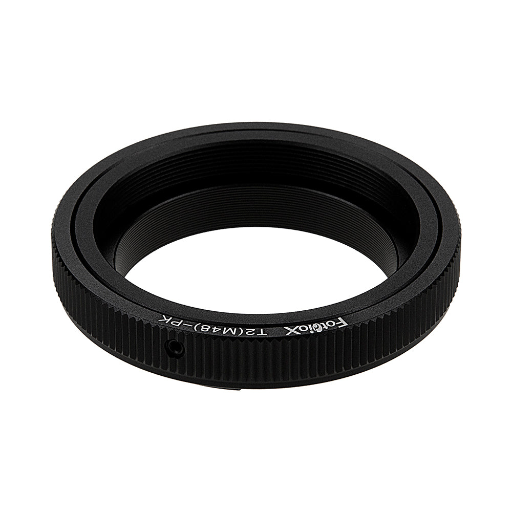 Fotodiox Lens Adapter Astro Edition - Compatible with 48mm (x0.75) T-Mount Wide Field Telescopes to Pentax K (PK) Mount D/SLR Cameras for Deep Space Astro-Photography