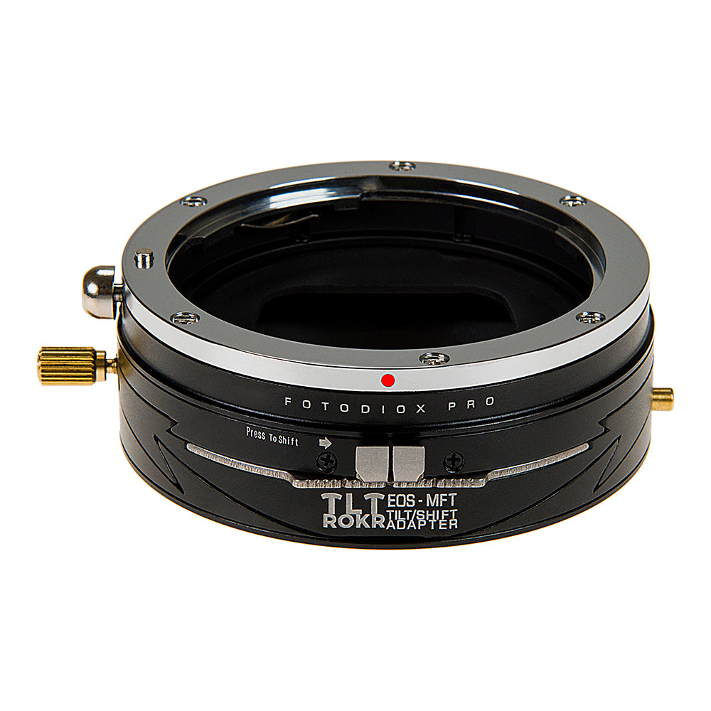 Fotodiox Pro TLT ROKR - Tilt / Shift Lens Mount Adapter for Canon EOS (EF / EF-S) D/SLR Lenses to Micro Four Thirds (MFT, M4/3) Mount Mirrorless Camera Body