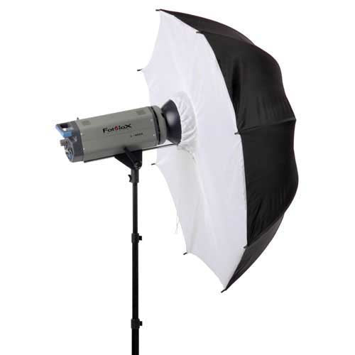 Fotodiox Pro, Premium Grade Studio Umbrella Softbox - Silver Reflective w/ Neutral White Diffusion Cover