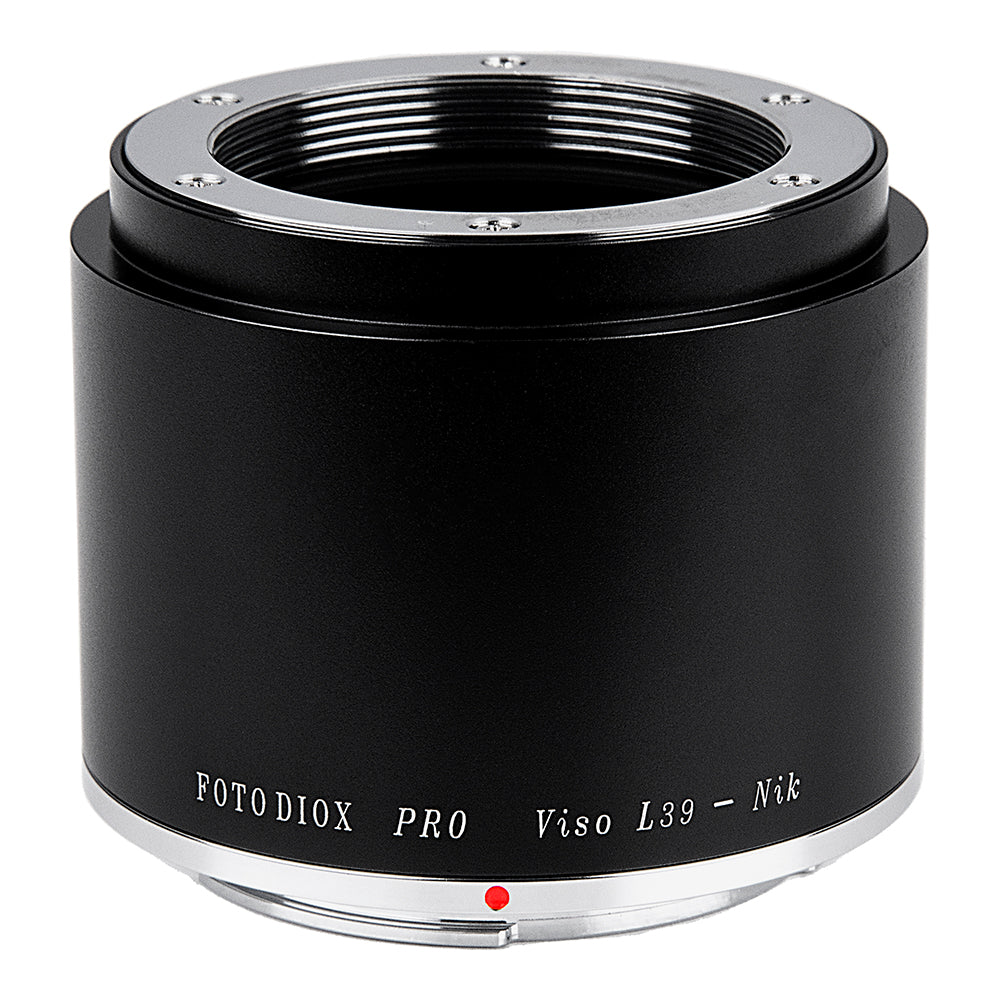 Fotodiox Pro Lens Mount Adapter - L39 Leica Visoflex Screw Mount Lens to Nikon F Mount SLR Camera Body