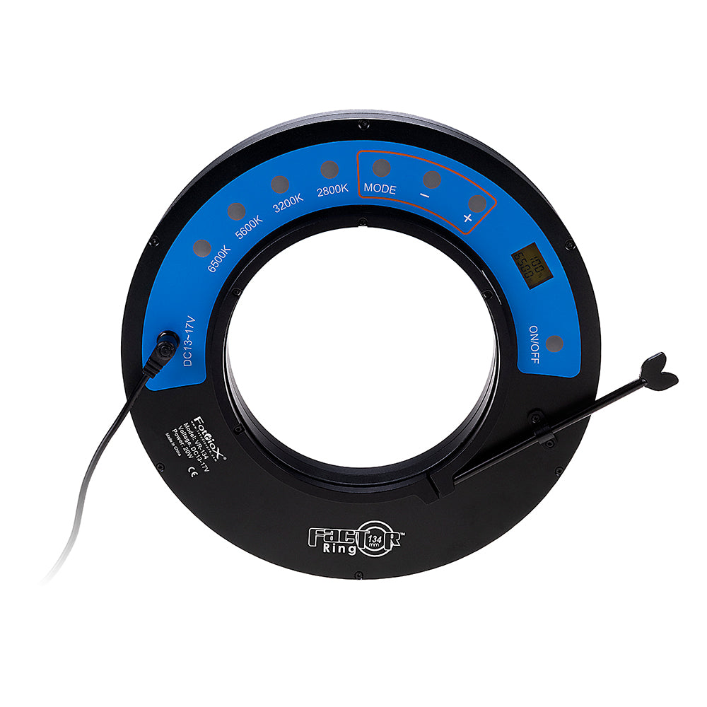 Fotodiox Pro FACTOR Ring - Ring Light Module Kits for Videographers; Lens Attached Ringlights w/ D-Tap Power Cable