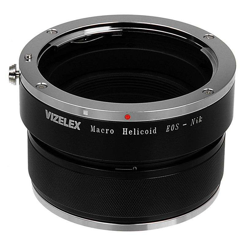 Vizelex Macro Focusing Helicoid - Canon EOS Lens to Nikon Body, Variable Magnification Helicoil