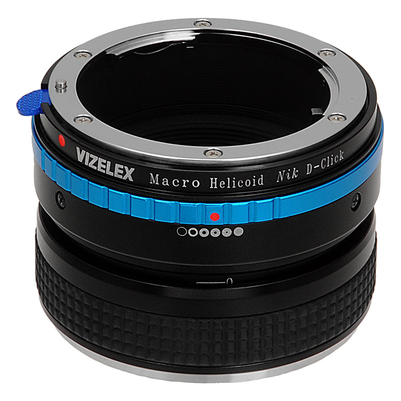 Vizelex Variable Magnification Helicoil Adapter Compatible with Nikon F-Mount G-Type Lenses to Nikon F-Mount Cameras