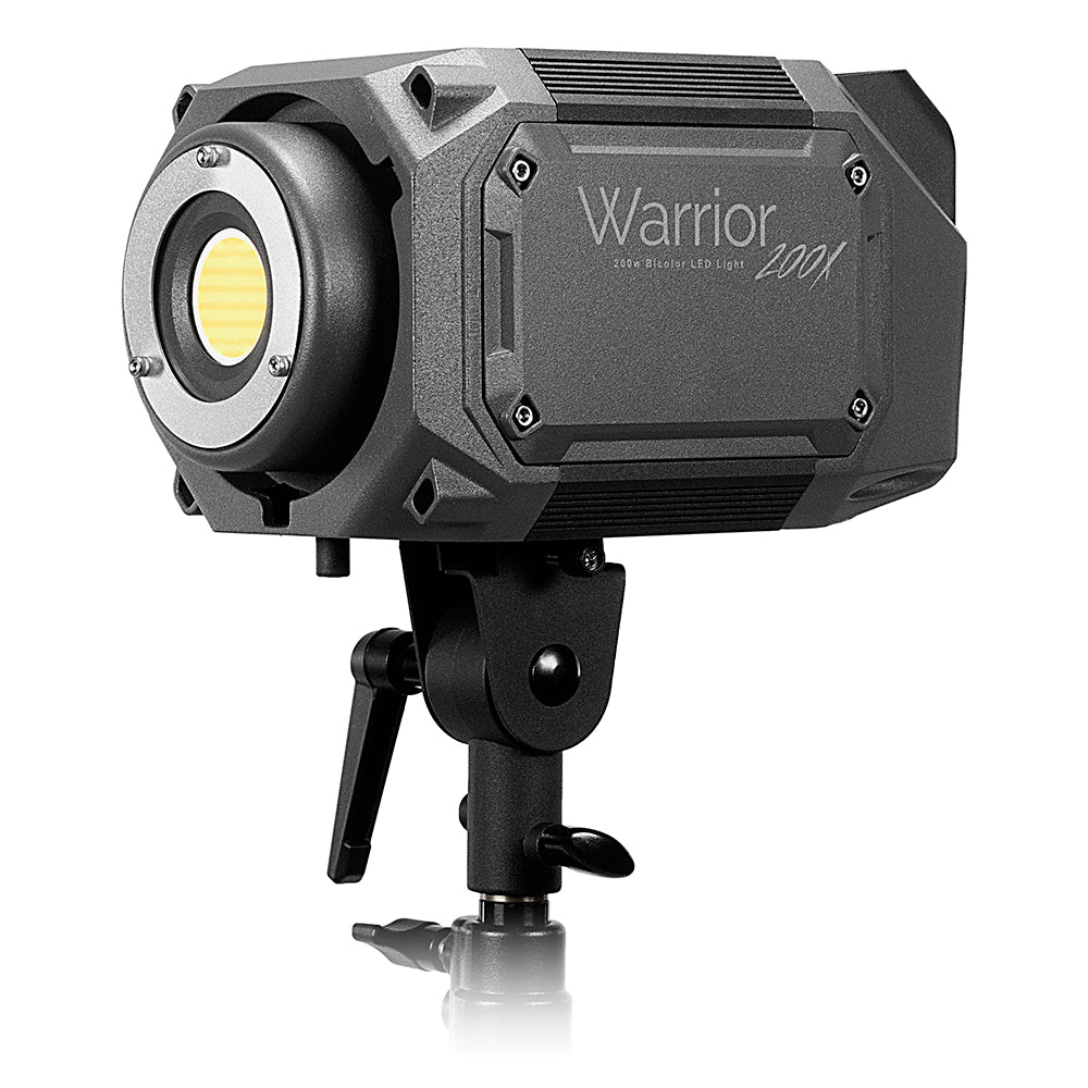 Fotodiox Pro Warrior 200X Bicolor LED Light - High-Intensity 200W Tungsten to Daylight Color (2700-6500k) LED Light for Still and Video