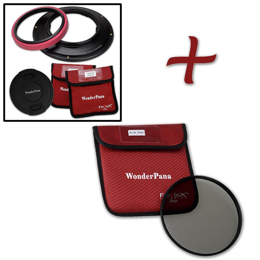 WonderPana Filter Holder for Sony FE 12-24mm f/4 G Lens (Full Frame 35mm) - Ultra Wide Angle Lens Filter Adapter