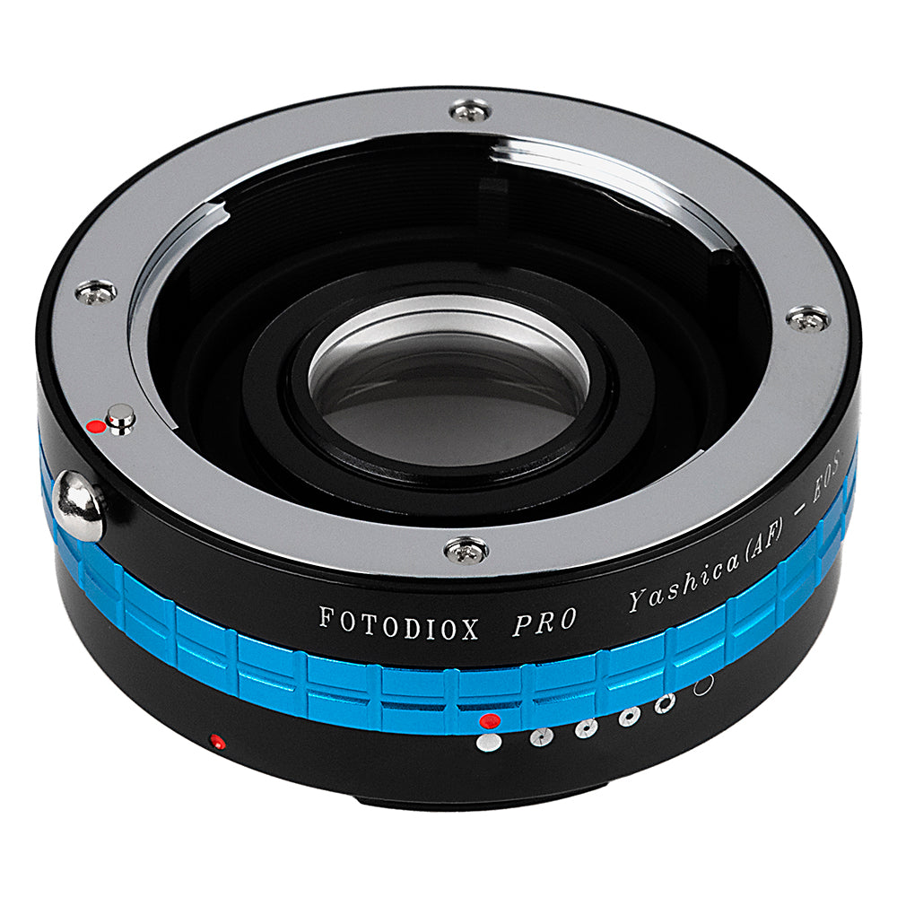Fotodiox Pro Lens Mount Adapter - Yashica 230 AF SLR Lens to Canon EOS (EF, EF-S) Mount SLR Camera Body with Built-In Aperture Control Dial