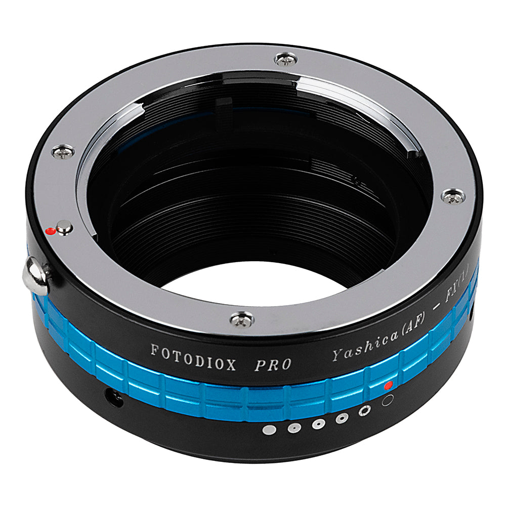 Fotodiox Pro Lens Mount Adapter - Yashica 230 AF SLR Lens to Fujifilm Fuji X-Series Mirrorless Camera Body, with Built-In Aperture Control Dial