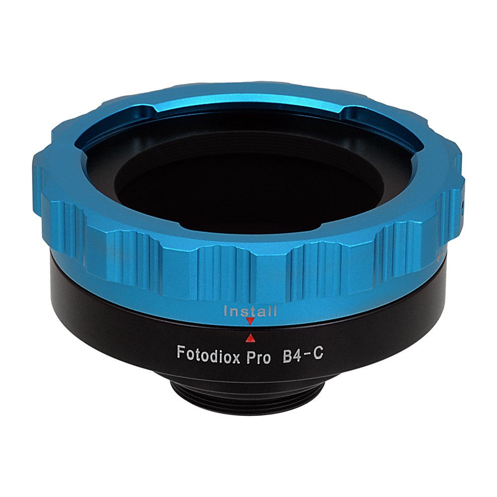 B4 (2/3") Lens to C-Mount (1" Screw Mount) Cine & CCTV Camera Bodies