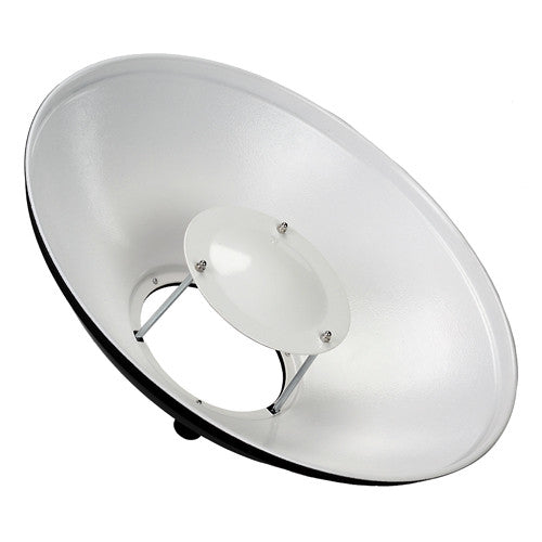 Fotodiox Pro 16" Beauty Dish with Broncolor Speedring for Bronocolor (Pulso, Primo, and Unilite), Flashman, and Compatible