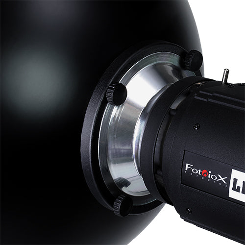 Fotodiox Pro Beauty Dish with Bowens Speedring for Bowens, Calumet, Interfit and Compatible - All Metal, Soft White Interior