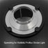 Fotodiox Pro Beauty Dish with Multiblitz P Speedring for Multiblitz P, Compact, and Compatible - All Metal, Soft White Interior