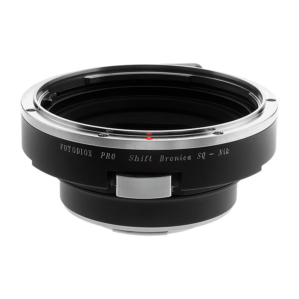 Fotodiox Pro Lens Mount Shift Adapter - Bronica SQ Mount Lens to Nikon F Mount SLR Camera Body