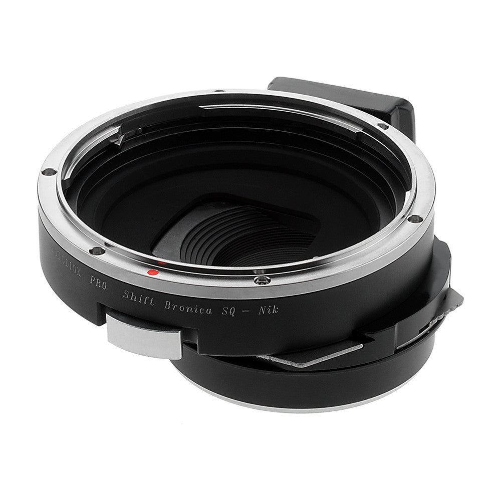 Fotodiox Pro Lens Mount Shift Adapter - Bronica SQ Mount Lens to Nikon F Mount SLR Camera Body