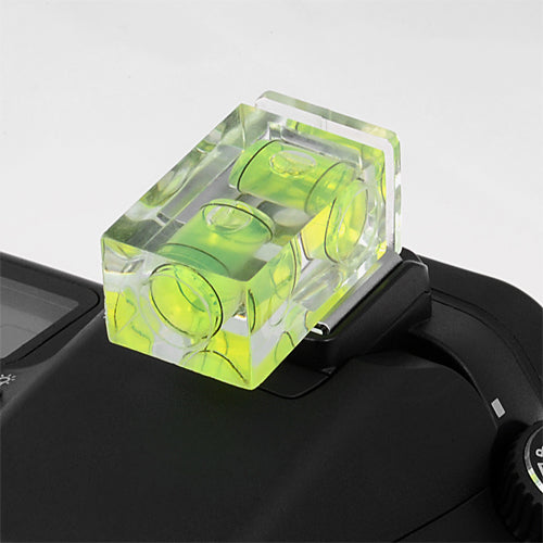 Fotodiox 3x Double-Axis Bubble Spirit Levels, Set of Three Hot Shoe Inserts