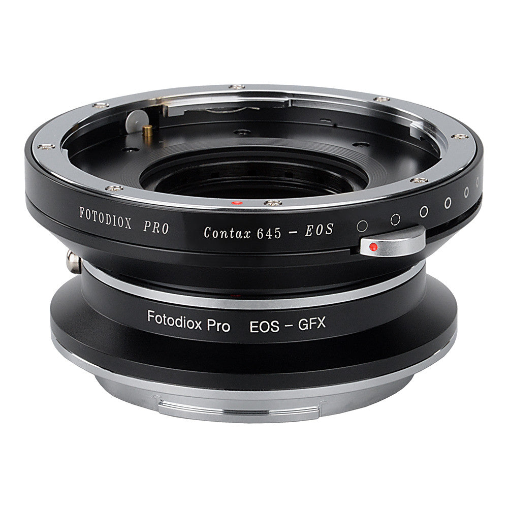Fotodiox Pro Lens Mount Double Adapter for Contax 645 (C645) Mount and Canon EOS (EF / EF-S) D/SLR Lenses to Fujifilm G-Mount GFX Mirrorless Digital Camera Systems (such as GFX 50S and more)