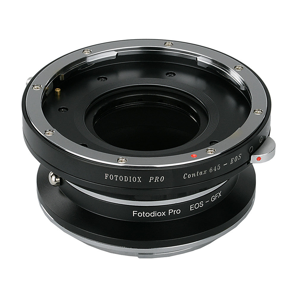 Fotodiox Pro Lens Mount Double Adapter for Contax 645 (C645) Mount and Canon EOS (EF / EF-S) D/SLR Lenses to Fujifilm G-Mount GFX Mirrorless Digital Camera Systems (such as GFX 50S and more)