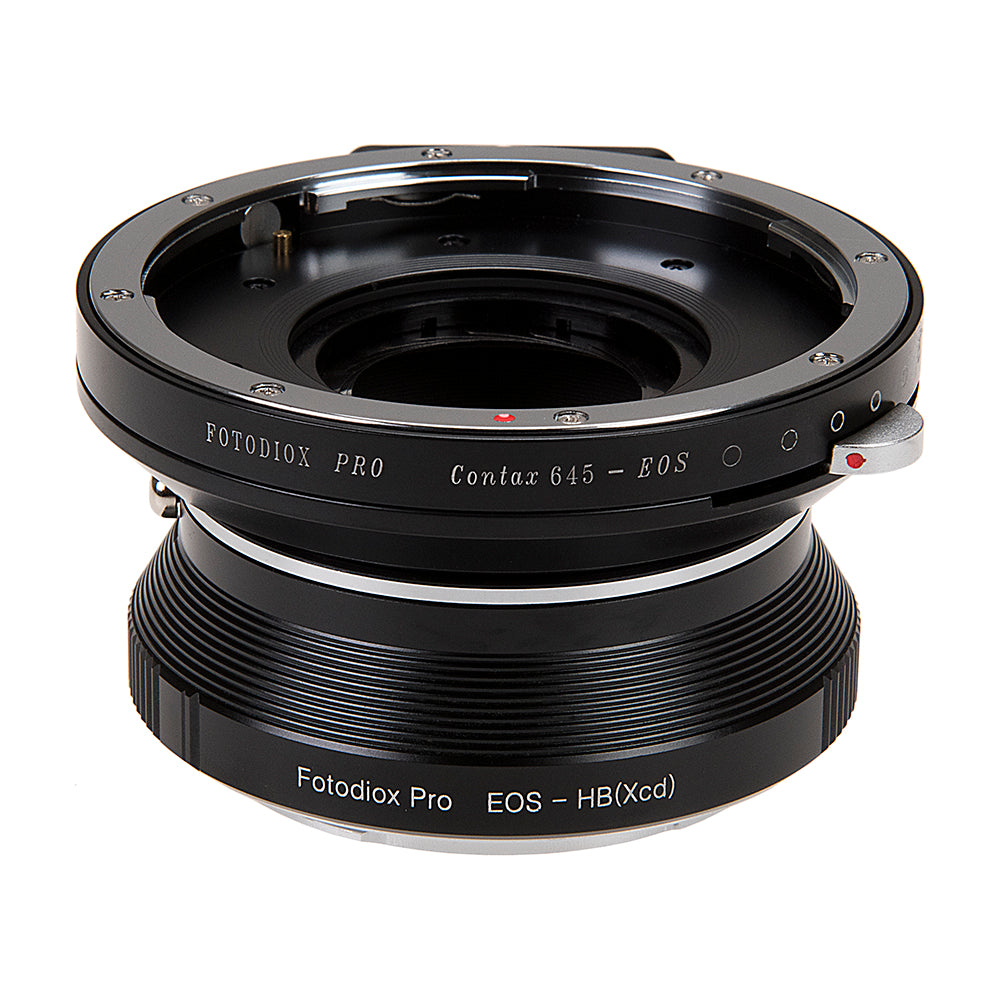 Fotodiox Pro Lens Mount Double Adapter for Contax 645 (C645) Mount and Canon EOS (EF / EF-S) D/SLR Lenses to Hasselblad XCD Mount Mirrorless Digital Camera Systems (such as X1D-50c and more)
