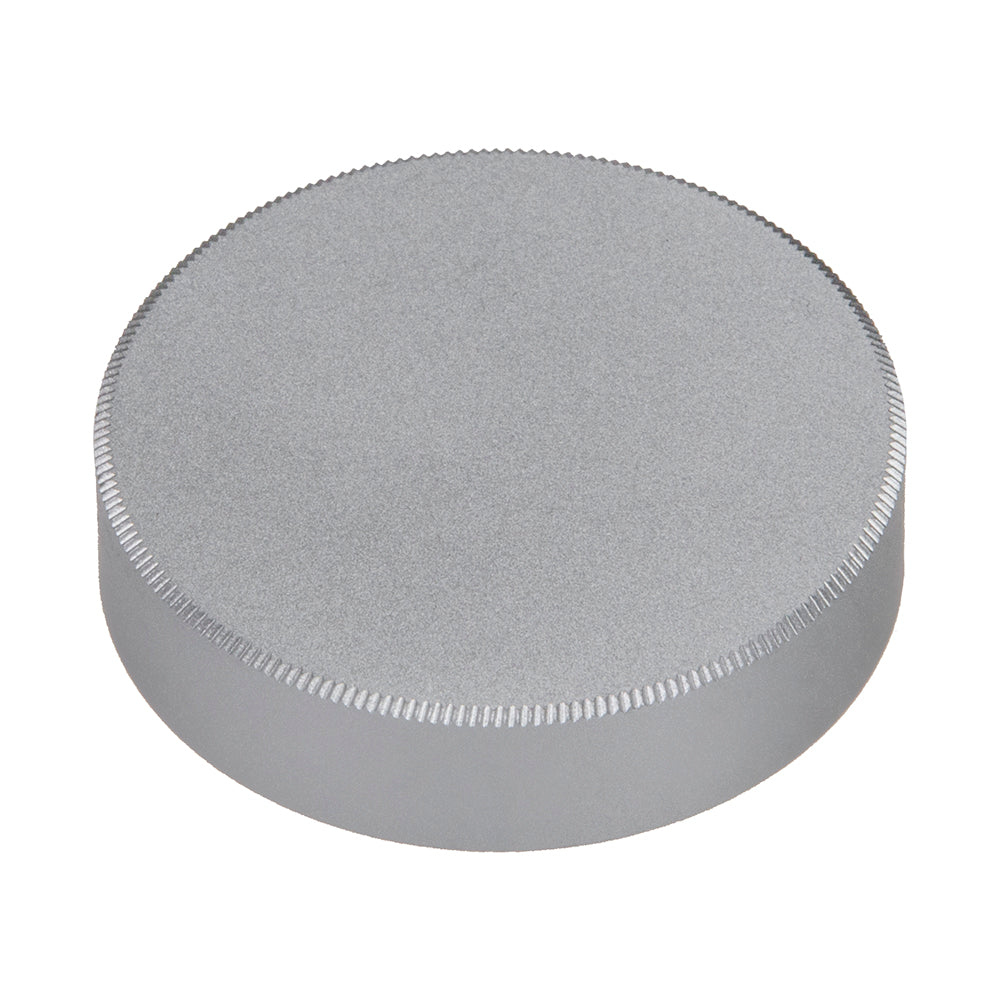 Fotodiox M39/L39 Metal Rear Lens Cap - Silver Protective Rear Cap for 39mm Thread Screw Mount Camera Lenses