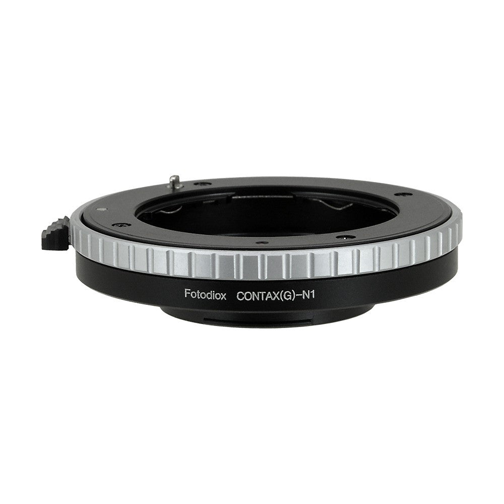 Fotodiox Lens Adapter - Compatible with Select Contax G Rangefinder Lenses to Nikon 1-Series Mirrorless Cameras with Built-in Focus Control Dial