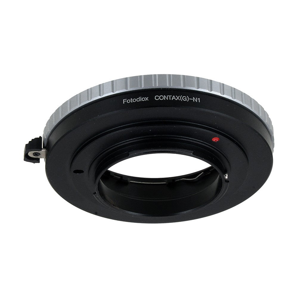 Fotodiox Lens Adapter - Compatible with Select Contax G Rangefinder Lenses to Nikon 1-Series Mirrorless Cameras with Built-in Focus Control Dial