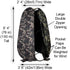 Fotodiox Collapsible Portable Indoor/Outdoor Changing Room, 6'4" Tall, 3'6"x3'6" Base, Pop-up Dressing Tent - Woodland Camo Tent