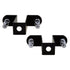 Fotodiox Triple Background Support Bar Set - Triple Bar Holder Brackets for Studio Backdrop Systems