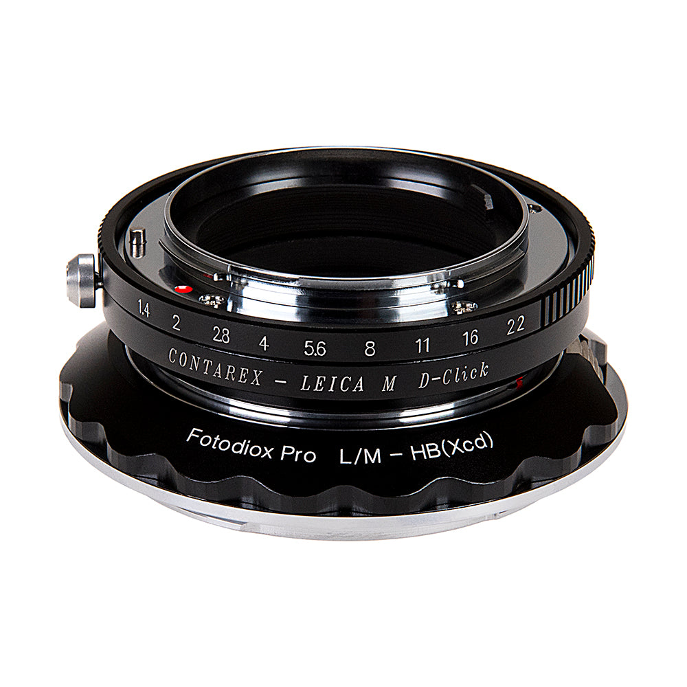 Fotodiox Pro Lens Mount Double Adapter, Contarex (CRX-Mount) SLR and Leica M Rangefinder Lenses to Hasselblad XCD Mount Mirrorless Digital Camera Systems (such as X1D-50c and more)