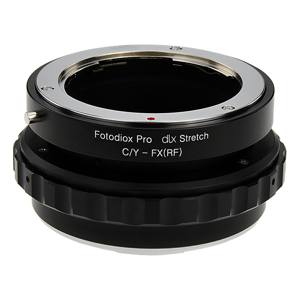 Fotodiox DLX Stretch Lens Adapter - Contax/Yashica (CY) SLR Lens to Fujifilm Fuji X-Series Mirrorless Camera Body with Macro Focusing Helicoid and Magnetic Drop-In Filters