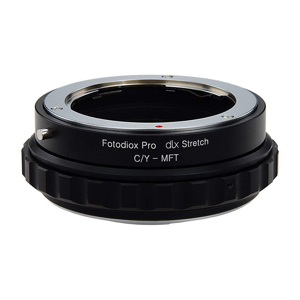 Fotodiox DLX Stretch Lens Adapter - Contax/Yashica (CY) SLR Lens to Micro Four Thirds (MFT, M4/3) Mount Mirrorless Camera Body with Macro Focusing Helicoid and Magnetic Drop-In Filters