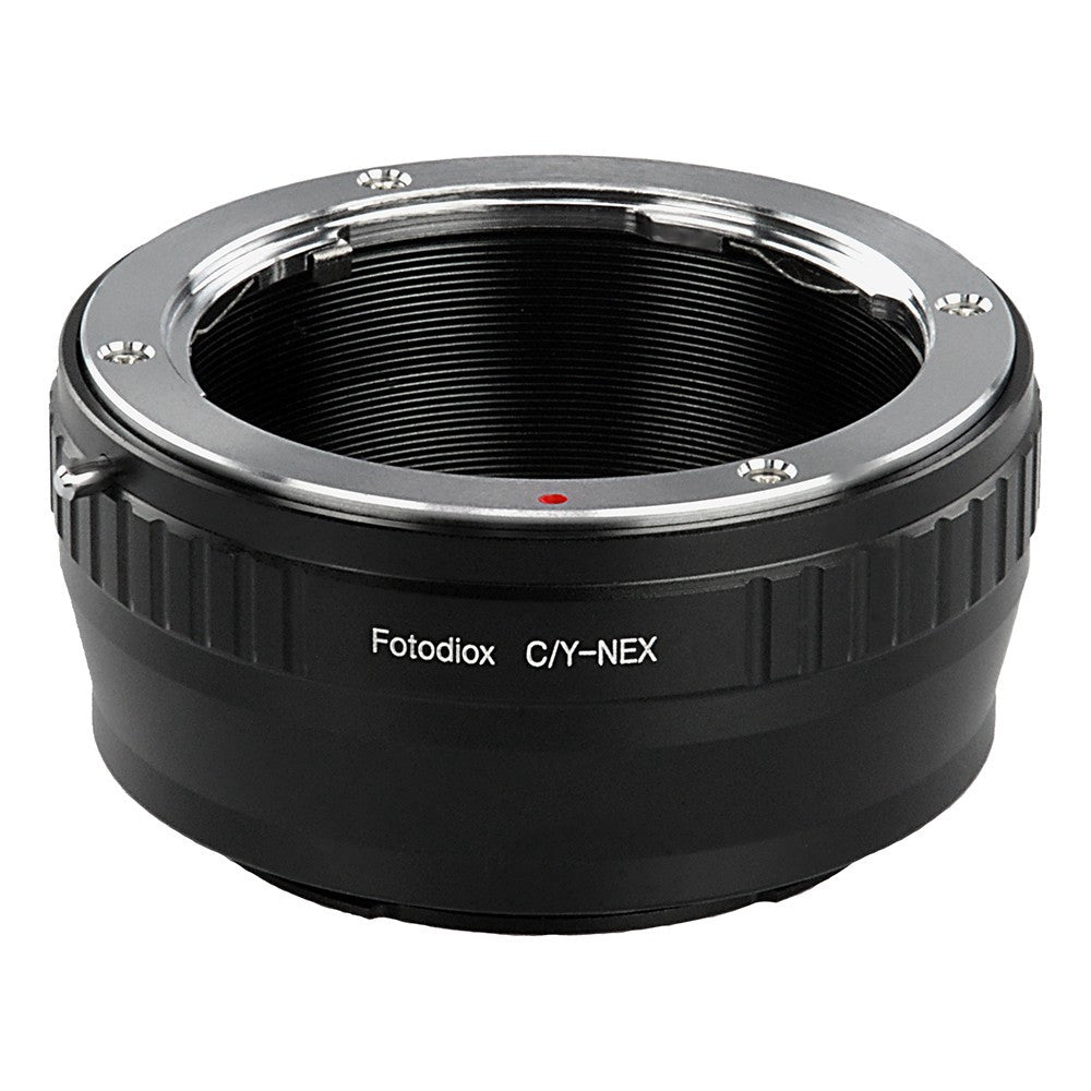 Fotodiox Lens Mount Adapter - Contax/Yashica (CY) SLR Lens to Sony Alpha  E-Mount Mirrorless Camera Body