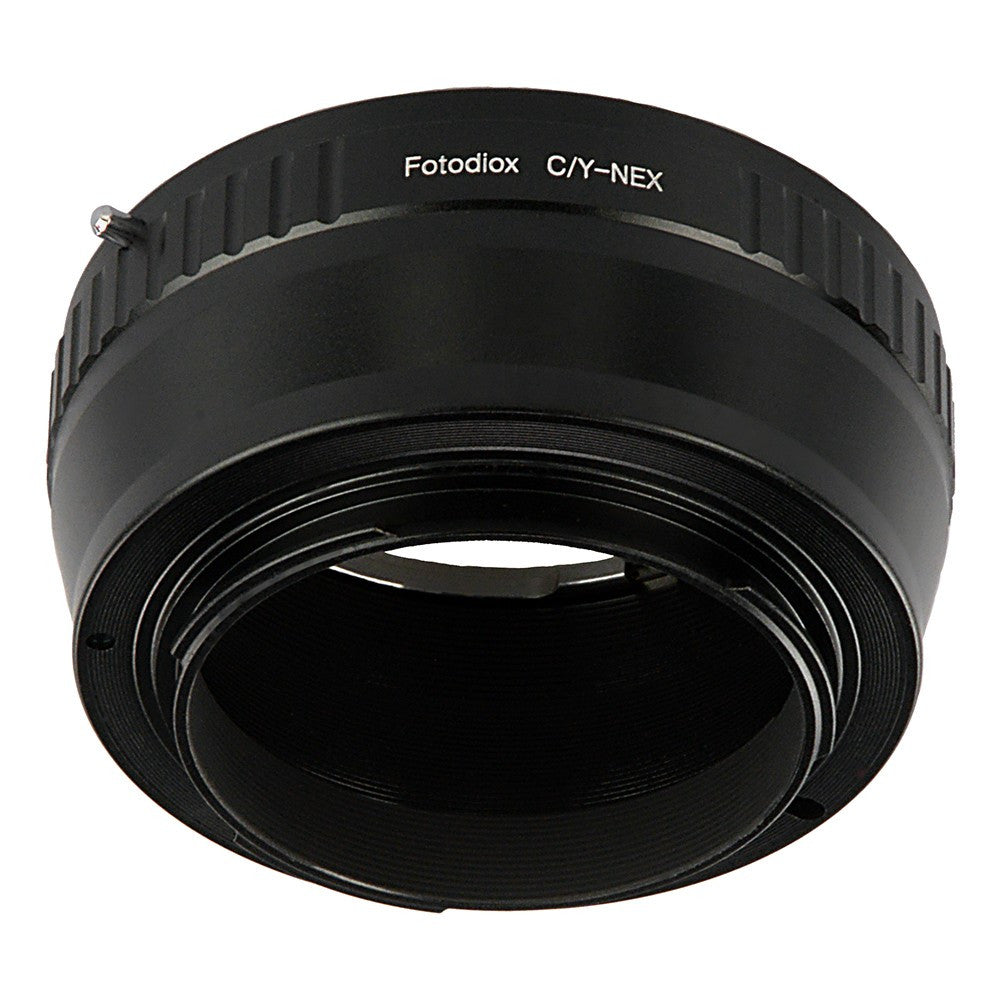 Fotodiox Lens Mount Adapter - Contax/Yashica (CY) SLR Lens to Sony Alpha E-Mount Mirrorless Camera Body