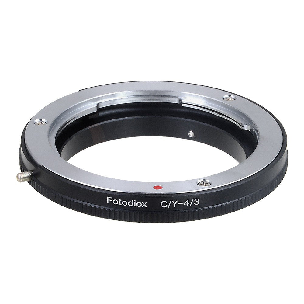 Fotodiox Lens Adapter - Compatible with Contax/Yashica (CY) SLR Lenses to  Olympus 4/3 (OM4/3) Mount DSLR Cameras